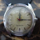 A VINTAGE 1950s ROLEX TUDOR OYSTER SMALL ROSE REF 7904 HONEYCOMBEDIAL