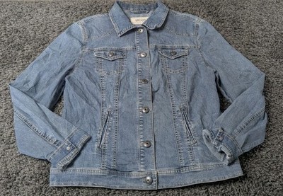 Vintage Gerry Weber Edition Denim Jacket M Blue Button Up Long Sleeve