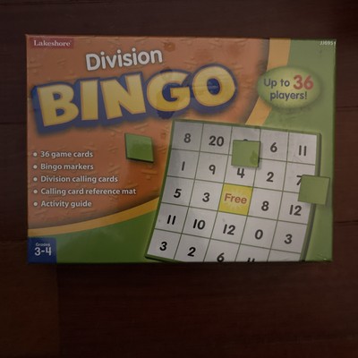 Lakeshore Division Bingo grades 3-4