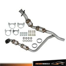 Y Pipe Catalytic Converter Set Left+Right For Ford F-150 F150 4.6L 4WD 2002-2004