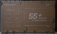 Hisense 65" Smart 4K Ultra HD LED TV A6QTUK HDR Dolby Vision Freeview GRADE A