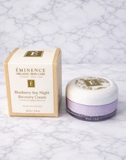 Eminence Blueberry Soy Night Recovery Cream 2 oz. Night Treatment READ DESC 