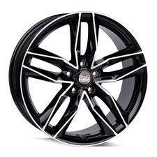 18 Zoll MAM RS3 5x112 ET45 Alufelgen BLACK FRONT POLISH