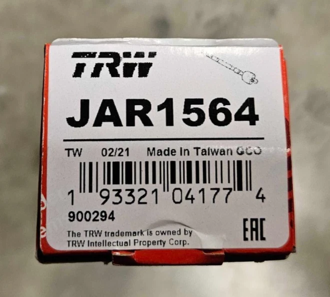 Barra de amarre interior Ford F-150 Expedition Navigator OEM TRW JAR1564 Foto 3 de 3