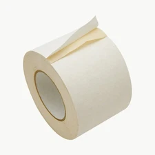 JVCC Double-Sided Flatback Paper Tape [Rubber Adhesive] (DCP-04): 3/8 in. x 36 y