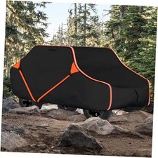 153 Inch UTV Cover for Polaris Ranger Crew RZR 4-6 Pessenger Black Orange