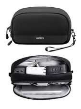UGREEN Electronics Organizer Travel Case Bag Multifunctional Medium, Black