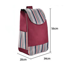Borsa per Carrello Della Spesa Universale Impermeabile per Carrello Pieghevole D