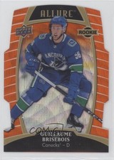 2019 Upper Deck Allure Rookies Orange Slice 126/199 Guillaume Brisebois #63 0g4