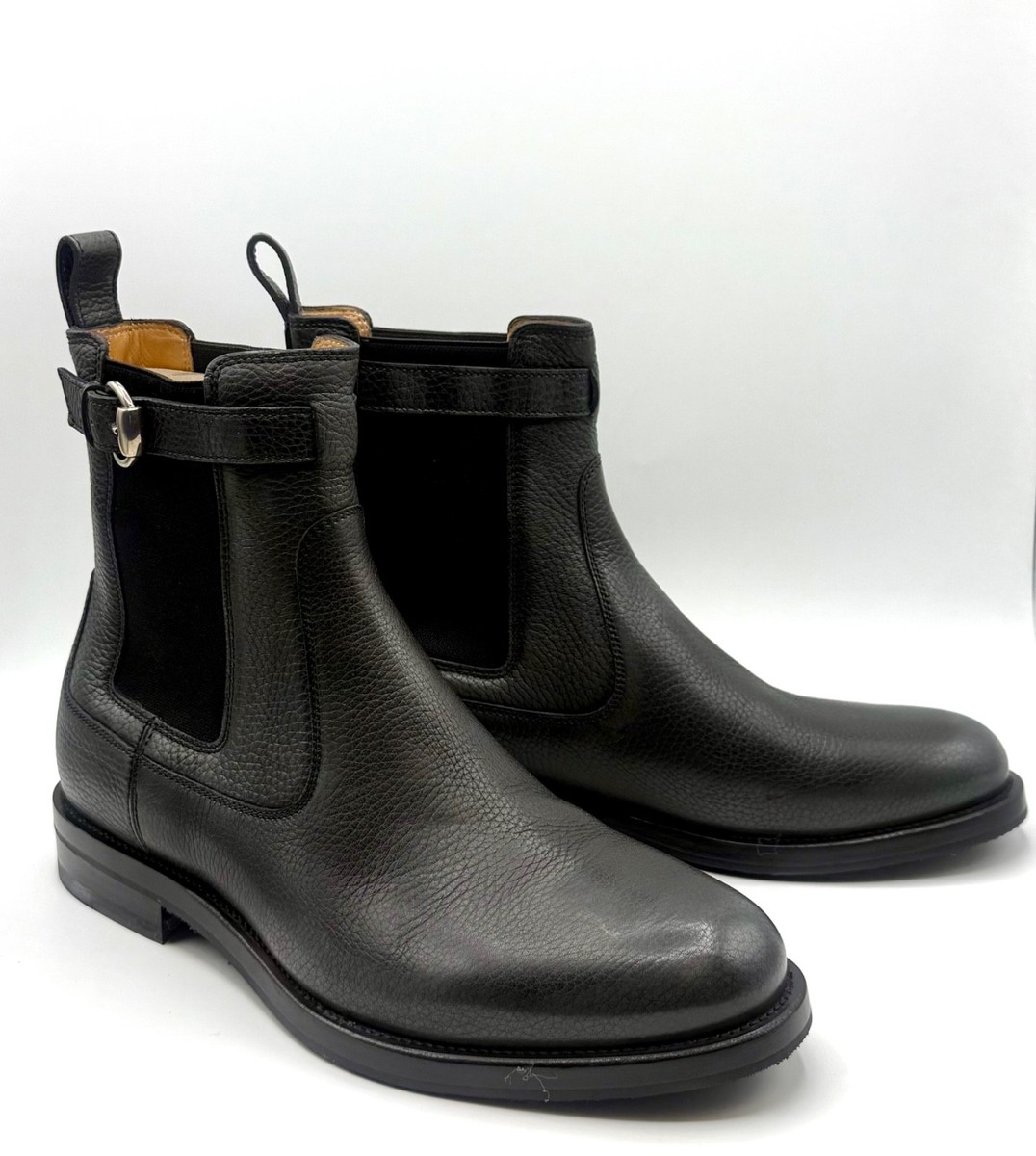GUCCI Size 9.5 Black Leather Chelsea Boots Gucci Leather Chelsea boots | Women main image 3