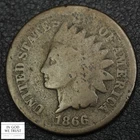 1866 Indian Head Copper Cent 1C