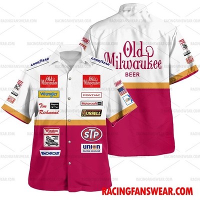 Tim Richmond Nascar Racing 1984 Uniform Hawaiian Shirts
