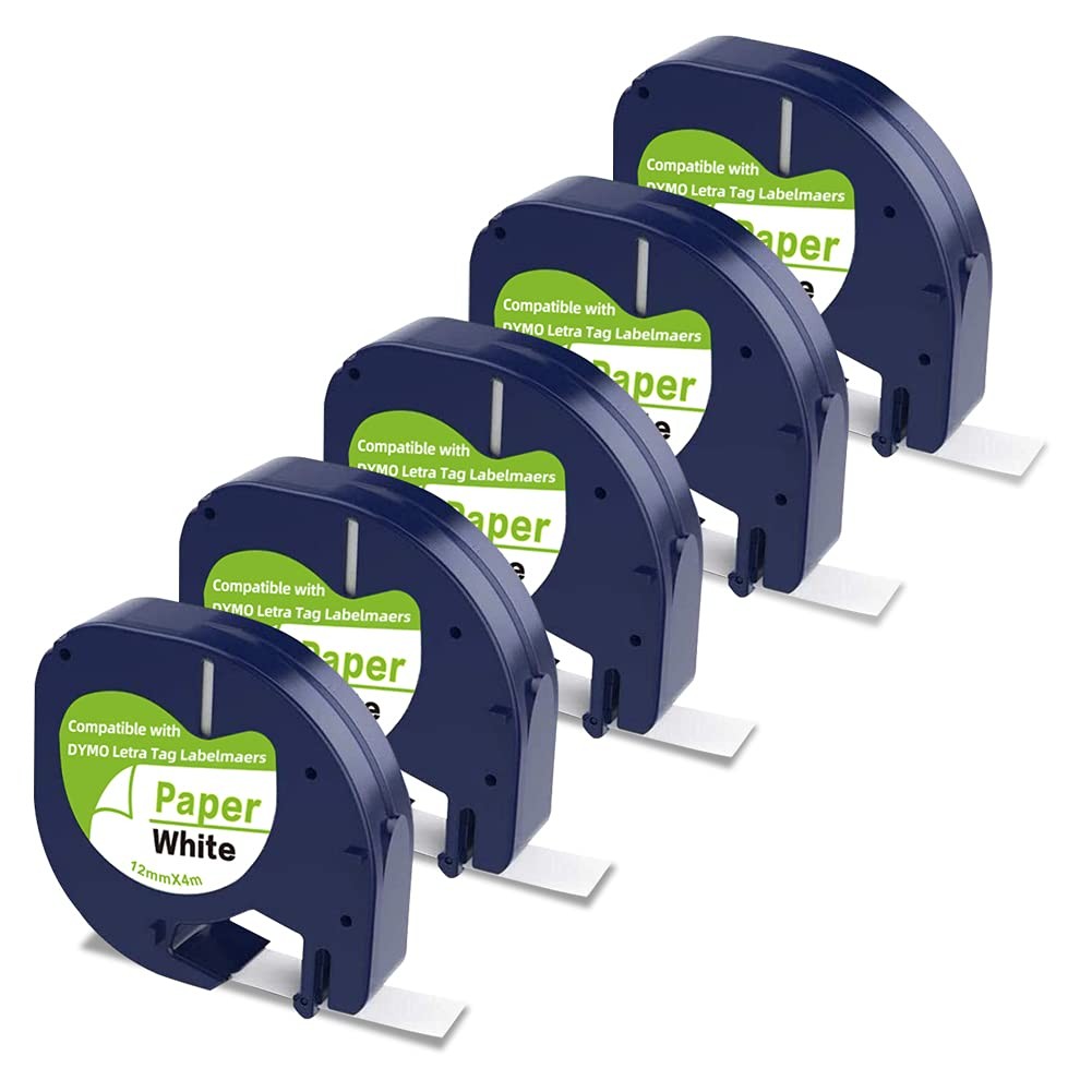 Dymo Letratag Compatible Label Tape Refill for 91330 106 Camopro Replacement