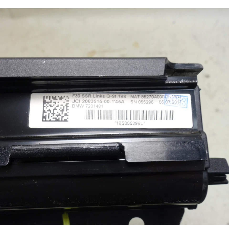 12-18 BMW F30 F80 Serie 3 M3 Sedán Puerta Trasera Izquierda Rodillo Parasol Fábrica Fabricante de Equipo Original Foto 4 de 4