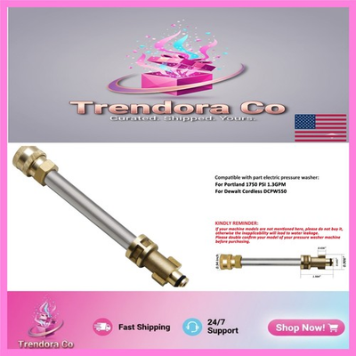 #ad Durable 1 4” Quick Connector Spray Wand for Portland Electric Pressure Washers $23.99