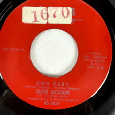 Deon Jackson - Ooh Baby / All On A Sunny Day 7