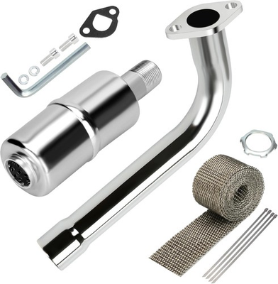 #ad Exhaust Pipe Muffler With Heat Shield Tape Kit For Predator 212cc CT200U GX160 $39.47
