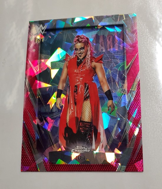 2026 Topps Chrome Sapphire WWE Padparadscha 1/1 Zaria