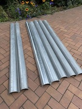 6+ 2 Stück Dachrinne Verzinkt Rg250 105mm Je 2m lang