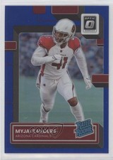 2022 Panini Donruss Optic Rated Rookie Blue Prizm 66/179 Myjai Sanders #284 v9t