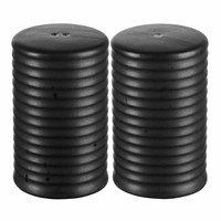 Asa Selection Salz- Und Pfefferstreuer Set Black, Porzellan, Schwarz Matt 6.5 Cm