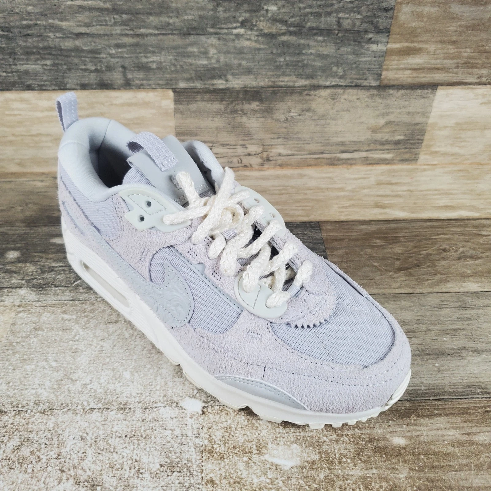 Scarpe Nike Air Max 90 Futura da donna taglia 8 running Photon Dust sneakers stringate