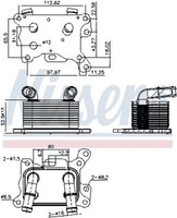 ÖLküHler MotoröL FüR MERCEDES-BENZ Mitsubishi Nissan Renault Dacia Citan Tourer