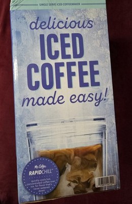 Mr Coffee Iced Coffee Maker w/ Reusable Tumbler & Filter Rapid Chill