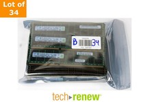 Lot of 34 Samsung 8GB PC3L-10600R Server Memory  M393B1K70DH0-YH9 1233  RDIMM