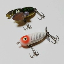 Heddon Tiny Torpedo Tiny Crazy Crawler Small Bass Lure Used