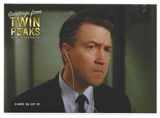 Twin Peaks Gold Box Postcard #36 of 61 - FBI Director Gordon Cole DAVID LYNCH