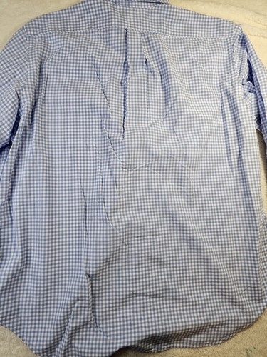 Polo Ralph Lauren Shirt Men 3XLT Blue White Gingham Oxford Button Down NWT - Picture 8 of 10
