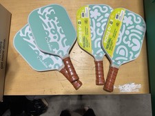 Pickleball Paddles New With Packaging Set Of 4 Pickle O'Joe E