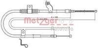 Metzger Seilzug, Feststellbremse Hinten, Links, Rechts U.A. FüR CitroËN