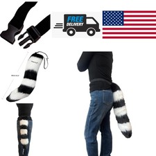 Adjustable Faux Fur Fox Tail 23.5 Inch Perfect for Halloween and Christmas