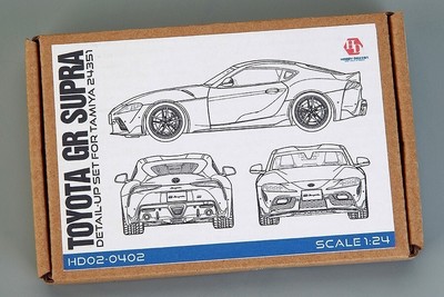 HobbyDesign HD02 0402 124 Toyota GR Supra Detail Up Set Resin Etching Metal