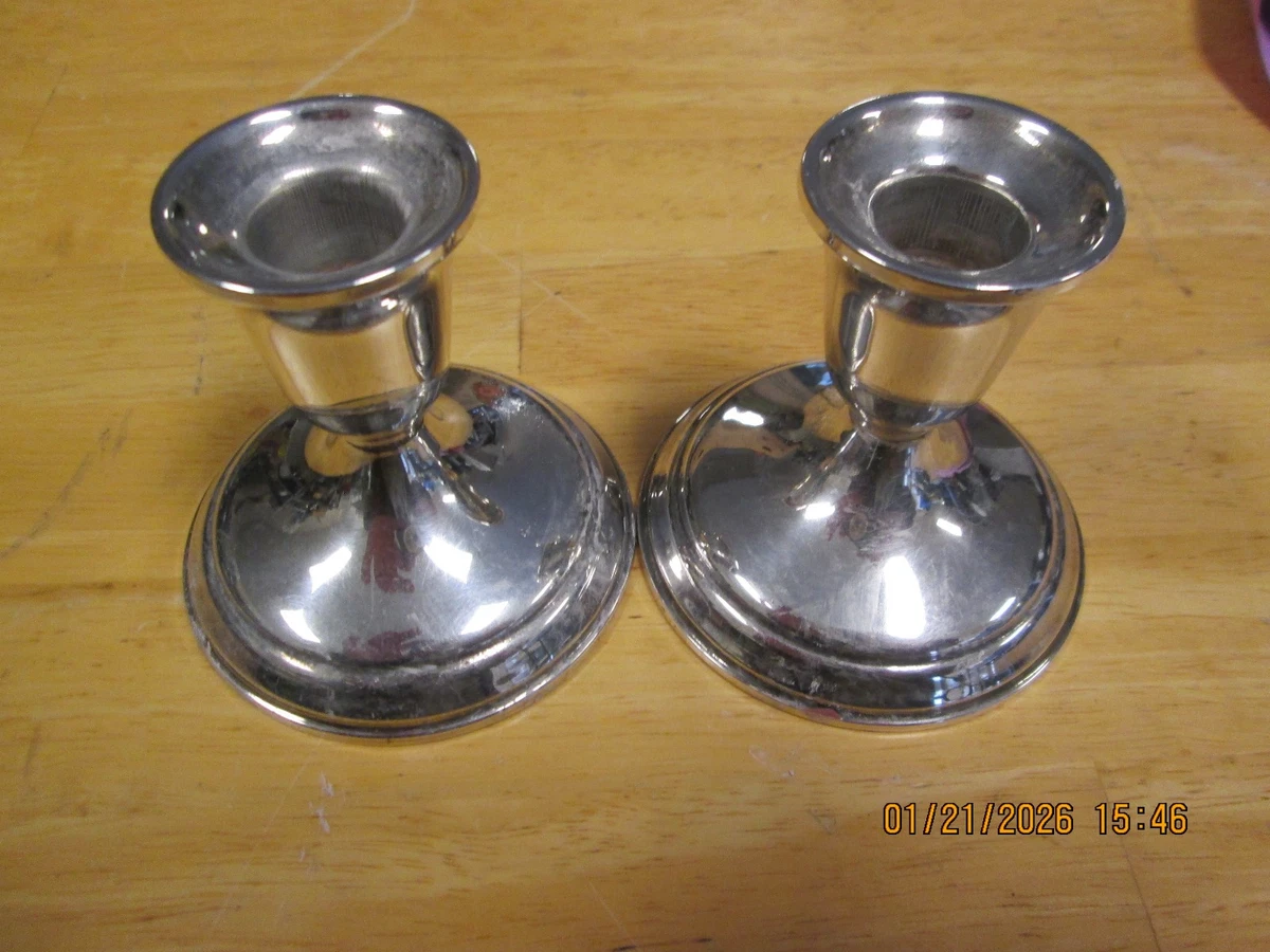 Towle Antique US Sterling Silver Candlesticks & Candelabras for