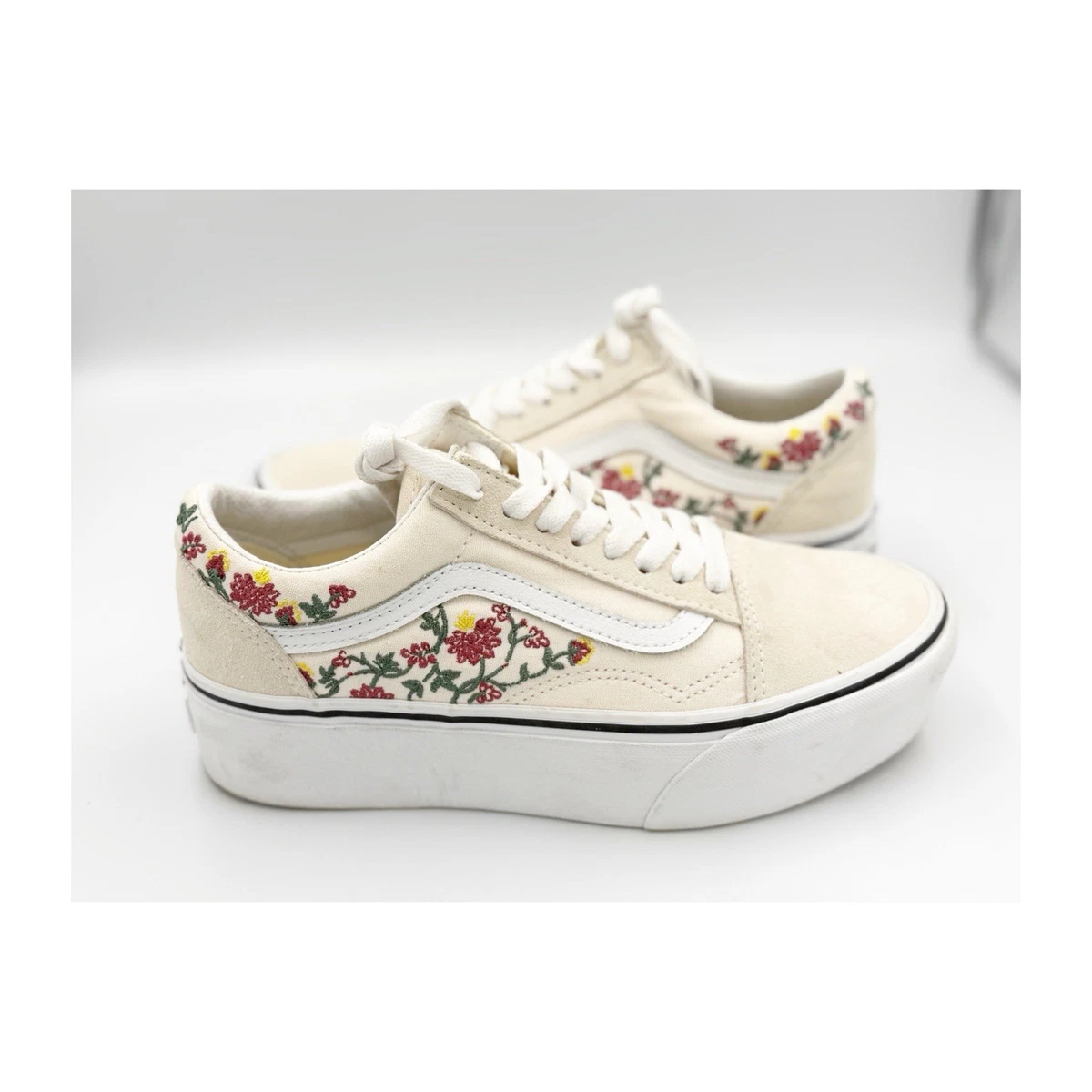 VANS Old Skool White Athletic Shoes for Women for sale | eBay display picture 2