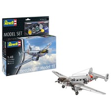 Revell Model Set Beechcraft Model 18 Plane Model Kit Twin Beech