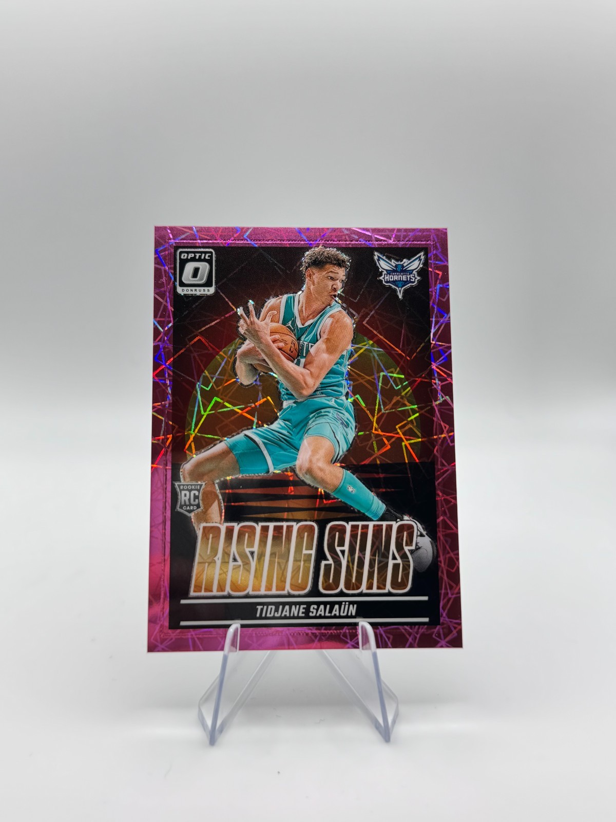 2024 Donruss Optic Tidjane Salaun RC Rising Suns Pink Velocity /79 #12