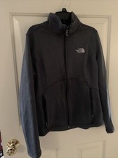 The North Face Ladies Full Zip Jacket Size Medium Grey