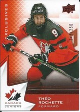 2020-21 Upper Deck Team Canada Juniors THEO ROCHETTE #2 Exclusives 242/250