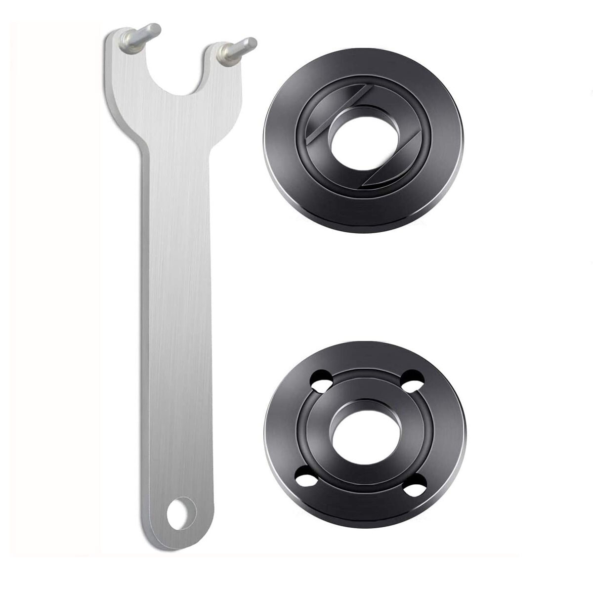 5/8"-11 Angle Grinder Spanner Wrench Flange Lock Nut Set For Dewalt Milwaukee
