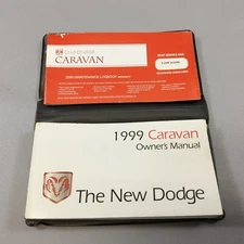 1999 Dodge Caravan Factory Original Glovebox Owners Manual Book Portfolio