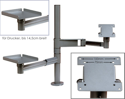 SPACE POLE CONRAD001-05 SP2-450mm 75-100mm MONITORARM SCHWENKARM F DRUCKER M945