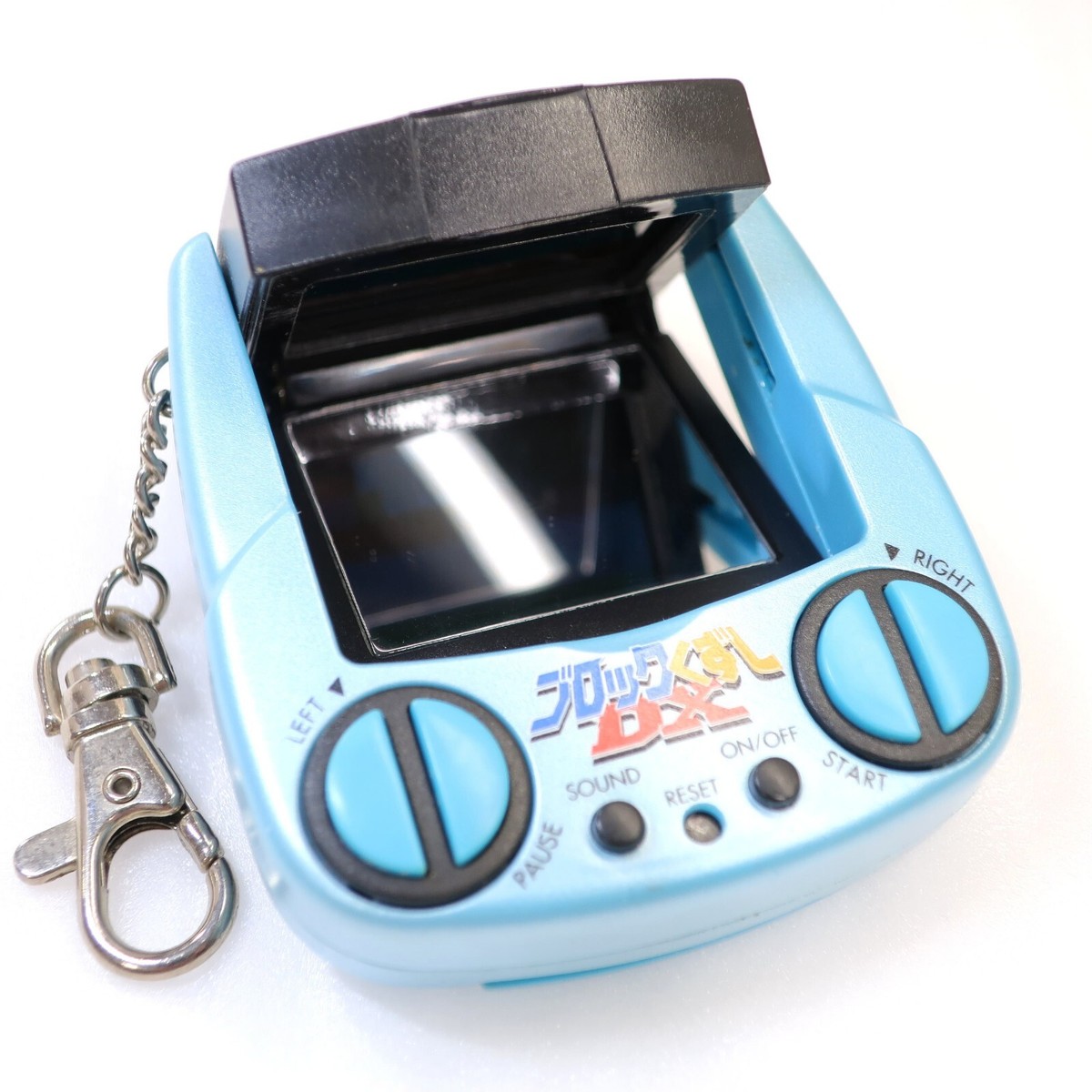 Block Kuzushi DX Blue LCD Handheld Keychain Game Hiro Japan