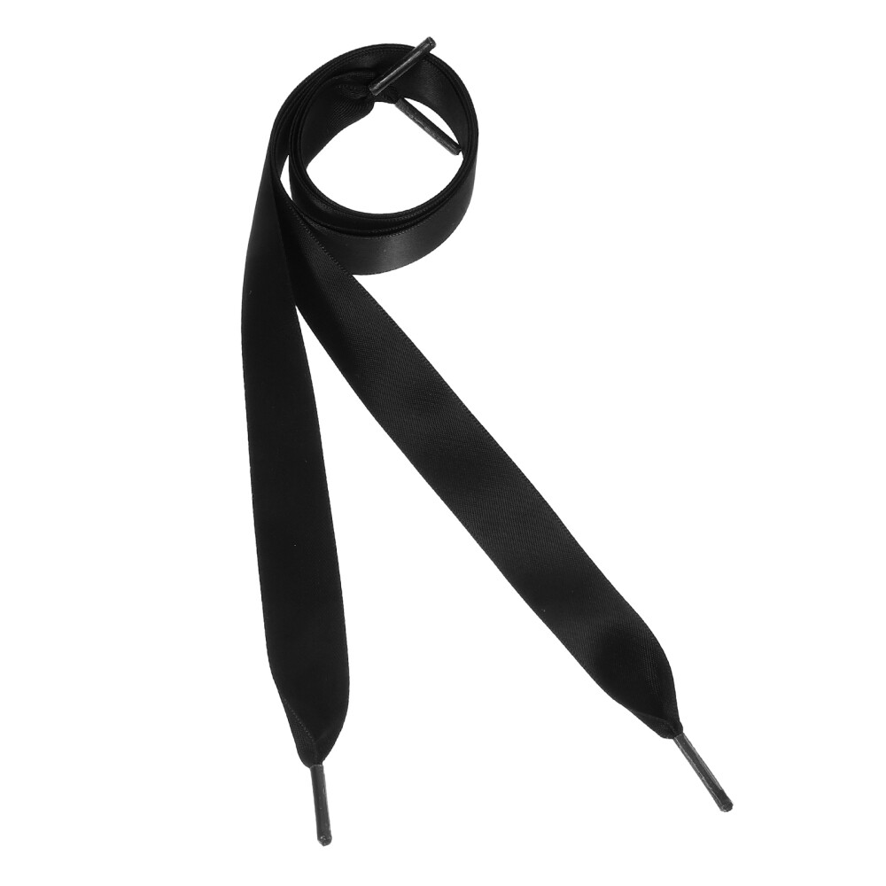 APL Coppia di lacci per scarpe in nastro di seta 0 7 m lacci per scarpe alla moda stringa piatta per fai da te