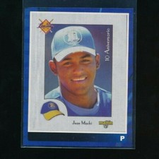 2001-02 Line Up Venezuelan sticker Richard Paz & Jean Machi  cut from page*