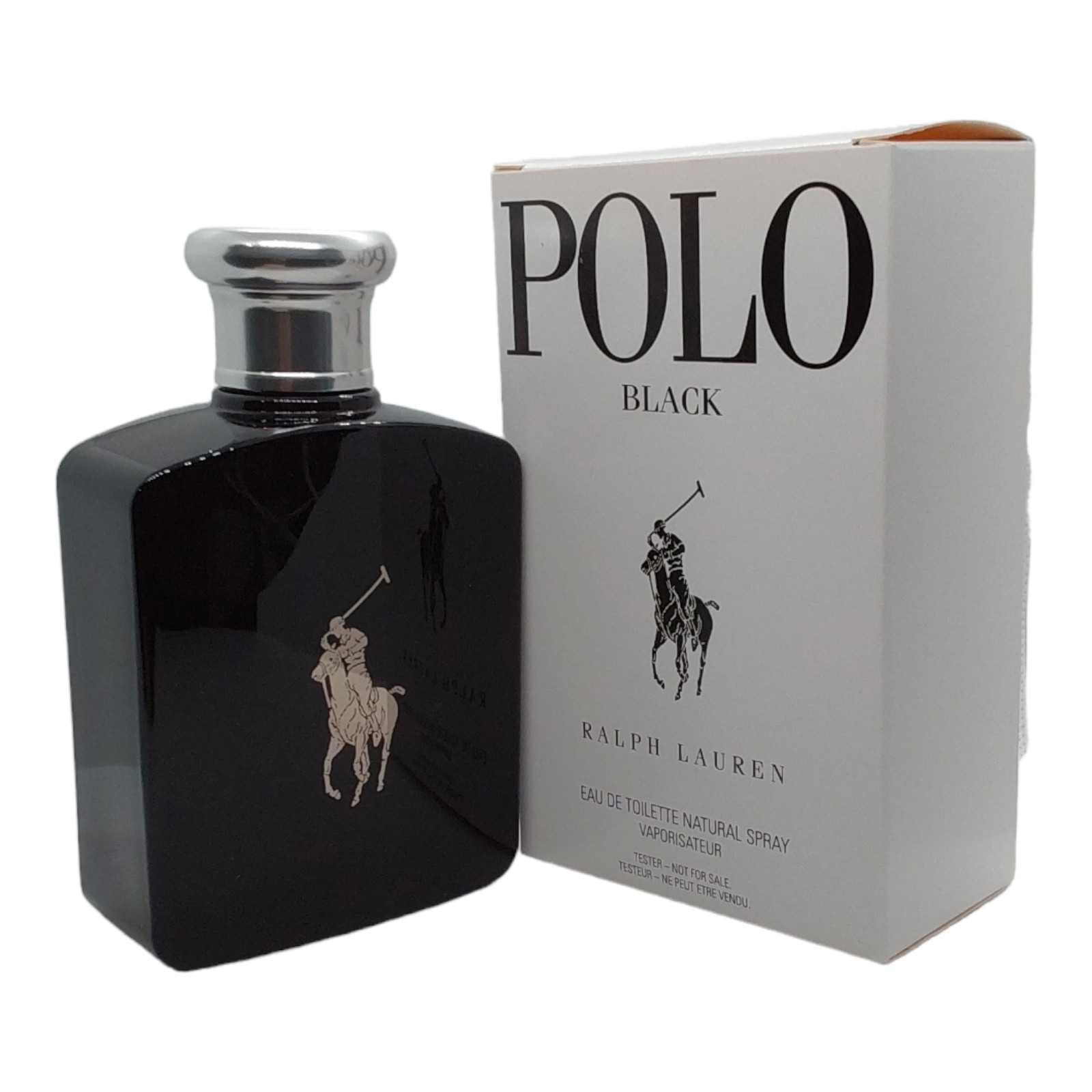 Polo Black Ralph Lauren Eau De Toilette Spray for Men 4.2 oz