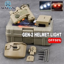 Wadsn GEN-2 Helmet Light IFF Red White LED Tactical Survival Safety Signal Lamp